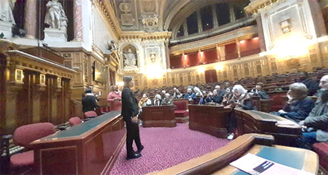 Visite du Sénat